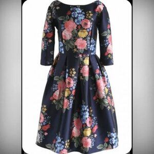 Chicwish Floral Midi Dress